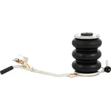 SucceBuy Pneumatischer Wagenheber 5 Tonnen (11.023 lbs), Dreifach-Staubsack, aufblasbarer Autoheber, Hubhöhe 6,5-16 Zoll, schnelles Anheben