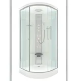 SeniorBad Duschkabine Fertigdusche Dusche Komplettkabine D10-20T1-EC 100x100 cm mit 2K Scheiben Versiegelung