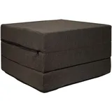 Gästematratze grau Klappmatratze 195x65x10 cm Campingmatratze