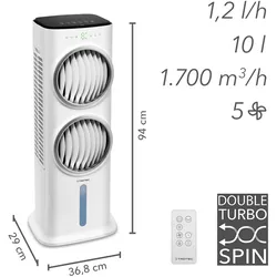 Trotec Rafraîchisseur d'air-humidificateur PAE 45