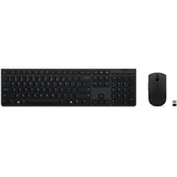 Lenovo 4X31K03968 Tastatur Maus enthalten RF Wireless + Bluetooth US Englisch Grau