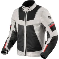 RevIt! Revit Tornado 4 H2O, Textiljacke wasserdicht - Hellgrau/Schwarz