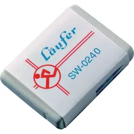 Läufer Radiergummi 40x28x7,5 mm Weiß