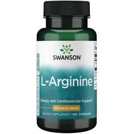 Swanson L-Arginine, 500mg 100 Kapseln