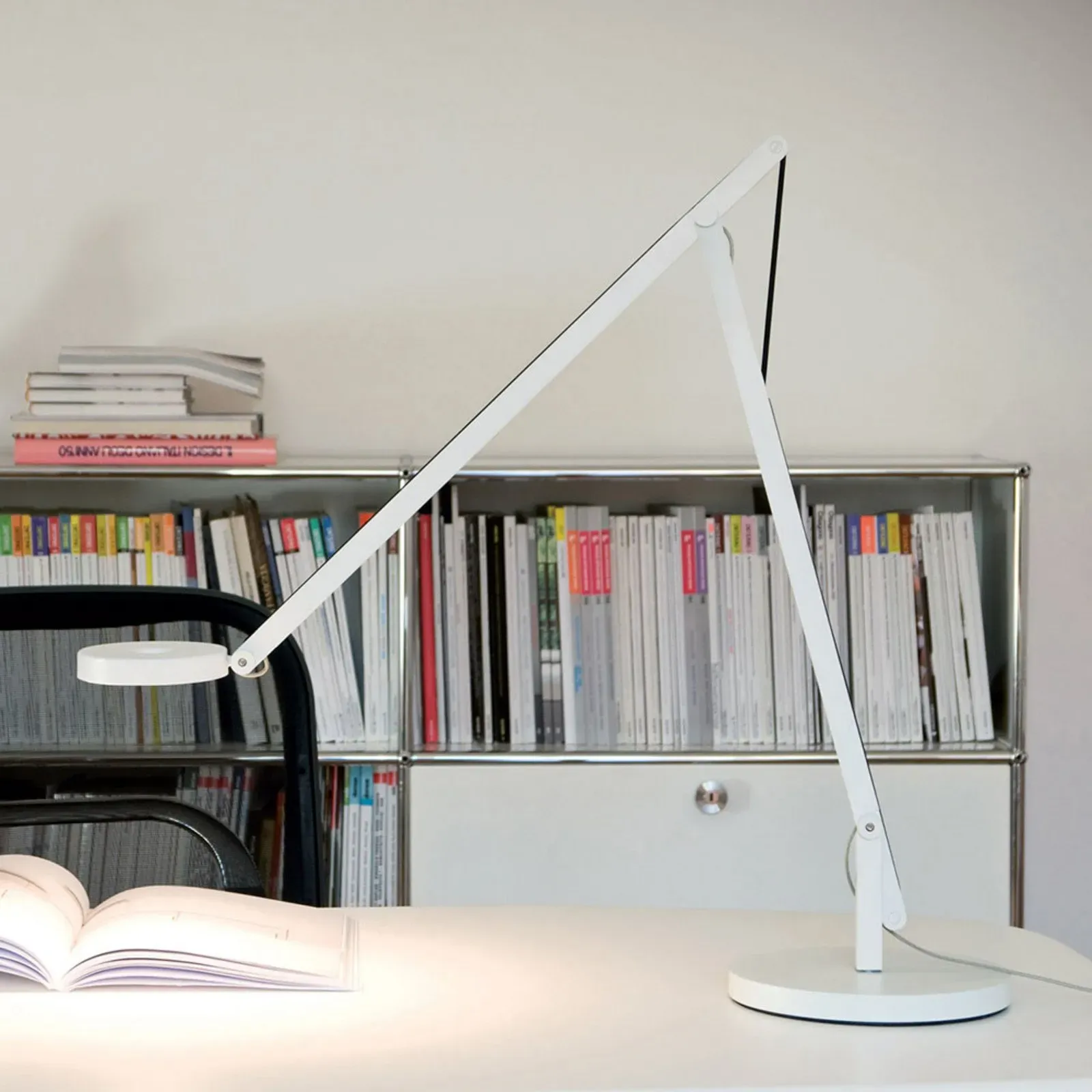 Tischleuchte Rotaliana, String T1 Mini DTW, dimmbar, Weiß, für Arbeitszimmer / Büro, Metall, Design - 35