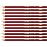 Stabilo Schwan Bleistifte HB rot, 12 St.