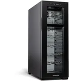 Klarstein Shiraz 18 Duo Weinkühlschrank 2 Zonen 53L/18 Flaschen 5-18 °C Touch Schwarz