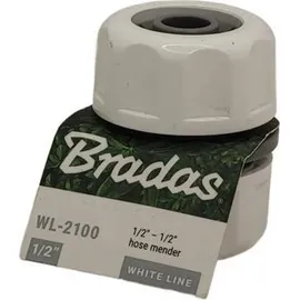 Bradas Schlauchverbinder 1/2" weiß