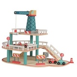 Egmont Toys Holz-Parkhaus Garage With Crane (45x36x38)
