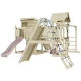 OUTDOORTOYS Spielturm Lars Holz Rosa