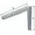 GAH Alberts Konsole 200 x 250 mm Stahl roh