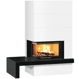 Studio-Serie 12/57.10.0B 8 kW - Nero Assoluto - Radiante 550/20/57-66.44H-ECOplus - mit Bank - links offen
