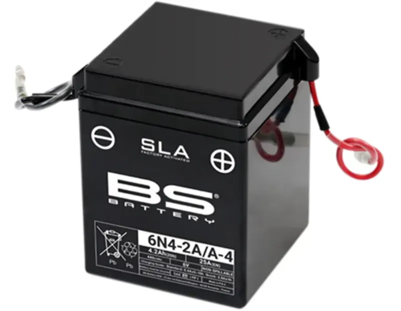 BS Battery Werksseitig aktivierte wartungsfreie SLA-Batterie - 6N4-2A / A-4