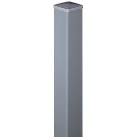 GROJA Zaunpfosten 6 x 6 x 240 cm Silbergrau/Aluminium