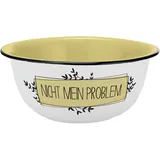 Gedalabels Müslischale Nicht mein Problem Weiß 600 ml