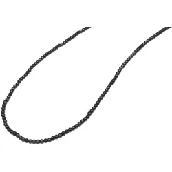 Lange Kette FIRETTI "Schmuck Geschenk Halsschmuck Halskette Edelsteinkette Hämatit", grau, Halsketten, Damen, Stein, L: 90cm B: 3mm, Made in Germany - mit Hämatit, B:3mm