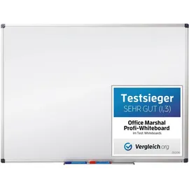 Office Marshal Whiteboard 100 x 150 cm Weiß
