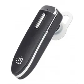 Manhattan Bluetooth-Headset, Bluetooth 4.0 + EDR, In-Ear Design, omnidirektionales Mikrofon, integrierte Bedienelemente, schwarz