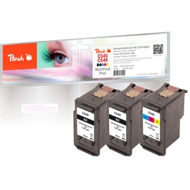 Peach Spar Pack Tintenpatronen kompatibel zu Canon PG-545*2, CL-546, 8287B001*2, 8289B001