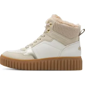 Marco Tozzi Damen Sneaker, Cream Comb, 38 EU
