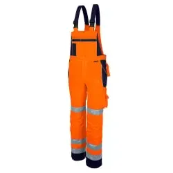 Qualitex® Warnschutz Latzhose pro Warnschutz mg 245 1 Stück, Größe: 48