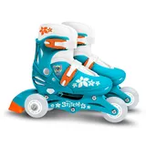 disney lilo & stitch Stamp Stitch Verstellbare 2-in-1 Inlineskates Größe 27-30, Grün/Blau
