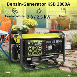 Könner & Söhnen Ks BASIC 2800C Stromerzeuger Strom generator Benzin Notstromaggregat 2800 Watt
