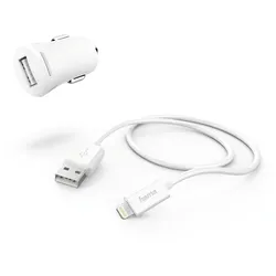 Hama 00210579 Ladegerät für Mobilgeräte Weiß Auto