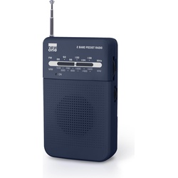 New One Pocket radio R206 Blue (MW, FM), Radio, Blau