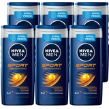 Nivea Sport for Men Pflegedusche mit 24h Frischegefühl 250ml 6er Pack