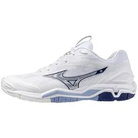 Mizuno Wave Stealth 6 - white/bellwether blue/bel air blue