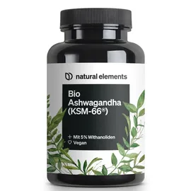 Natural Elements Bio Ashwagandha KSM-66 Kapseln 180 St.