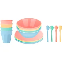 Koziol Nora Set Macarons Kombiservice 16-tlg. bunt