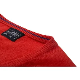 James & Nicholson Damen V-Pullover - Farbe: rot, weinrot - Größe S