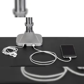 Icy Box IB-MS505-TI Monitorständer mit Tischhalter.