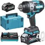 Makita TW002GM201 XGT Akku-Schlagschrauber inkl. MAKPAC + 2 Akkus 4.0Ah
