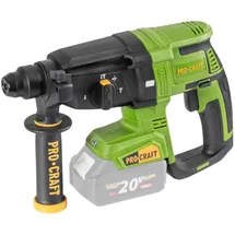 PROCRAFT PHA40bb Akku Bohrhammer 20 V 2,6 J SDS plus Brushless + 1x Akku 4,0 Ah