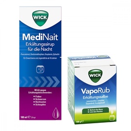 Wick Pharma Wick MediNait Erkältungssirup für die Nacht 180ml + Wick VapoRub