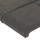 vidaXL LED Kopfteil Dunkelgrau 183x16x118/128 cm Samt