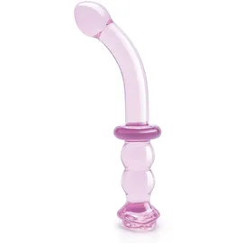 dreamtoys Glaze Glass Rosebud G-Spot Dildo, 19 cm,