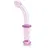 dreamtoys Glaze Glass Rosebud G-Spot Dildo, 19 cm,