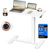 VASAGLE Beistelltisch mit Rollen 70 x 40 cm