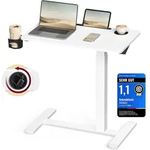 VASAGLE Beistelltisch mit Rollen 70 x 40 cm