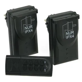 ChiliTec Funksteckdose IP44 2 St.