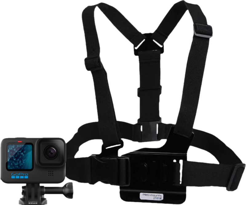 GoPro HERO 11 Black + PRO-mounts Brustgurt