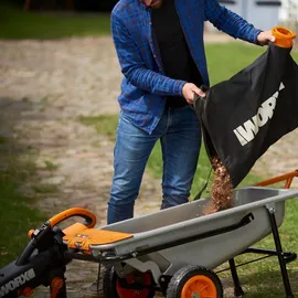 Worx WG505E inkl. 45L Fangsack