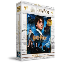 SD Toys Puzzle Harry Potter Puzzle 3D-Effekt Philosopher's Stone Poster (100 Teile), Puzzleteile