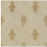 Profhome Barock Tapete 0,53 m x 10 m 5,33 m2 Beige/Bronze 319463