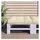 vidaXL Palettenkissen 80 x 80 x 12 cm creme 1 St.