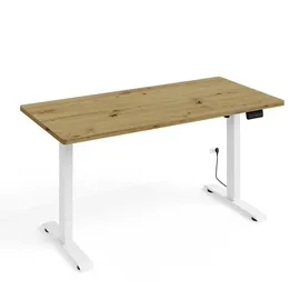 petits-meubles Schreibtisch bimotion 1S Weiß / Eiche